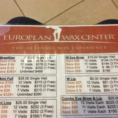 European Wax Center in Fargo reveals smooth, radiant skin with expert waxing treatments tailored to you. Reserve today and get your first wax free! EWC is your destination for Brazilian waxing, eyebrow waxing, body waxing, and more. ... Wax Pass Price per Visit: Fargo Everyday Prices: Savings: Bikini: Brazilian: $46.50: 62.00 : 25% …